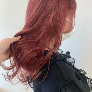 ミディアム カラー 暖色専門美容師🎀 お客様満足度◎のヘアスタイル