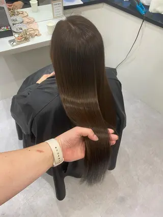 ロング カラー 韓国風cut/ 縮毛矯正/正岡幹康のヘアスタイル