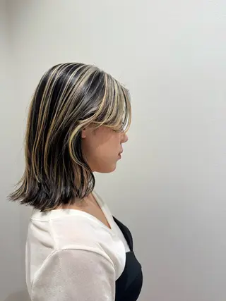 ミディアム 心斎橋 美髪職人　近江のヘアスタイル