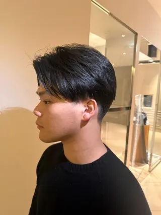 ミディアム メンズ 田中 瑠星のヘアスタイル