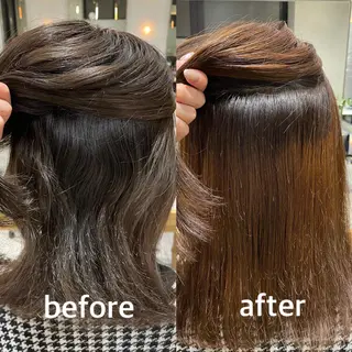 ミディアム パーマ ヘアアレンジ 艶髪/レイヤーカット 🐣misakiのヘアスタイル