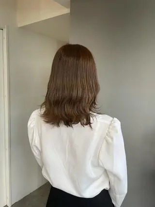 ミディアム soyon心斎橋所属・♡透明感/艶カラー/ M a I ♡のヘアスタイル