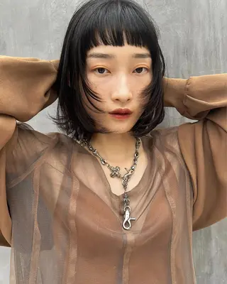 ミディアム カラー haco＋所属・圧倒的デザイン力 店長🎨RENAのヘアスタイル