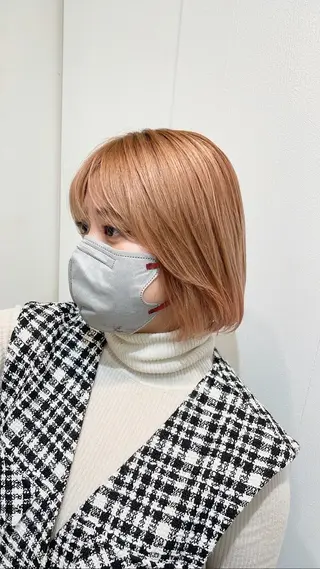 ミディアム カラー 《ブリーチ/赤み消し /髪質改善》若松良樹のヘアスタイル