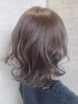 ミディアム カラー ヘアアレンジ 久保田 茜のヘアスタイル