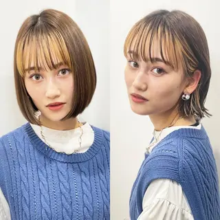 ショート カラー 🦋韓国系指名No1 店長/圓山 祐也🦋のヘアスタイル
