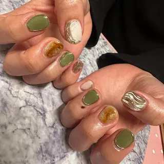 ネイル Pretzels🥨 【プレッツェル】ミウのネイルデザイン