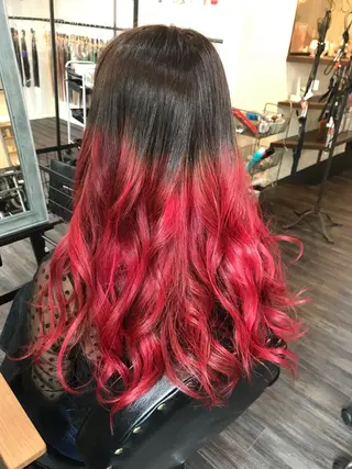 ロング カラー WEST O LAND所属・WEST OLAND 安藤のヘアスタイル