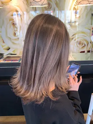 ミディアム カラー EARTH仙台荒井店所属・EARTH仙台荒井店 尾形  裕のヘアスタイル