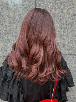 ロング カラー Harris 表参道・外苑前・青山 表参道本店所属・艶カラー/ハイトーン /アレンジ/meiのヘアスタイル