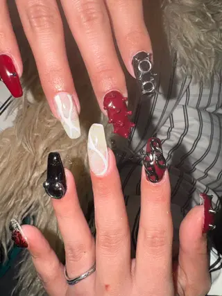 ネイル MITSUKI🪡 海外/個性派/ロングのネイルデザイン