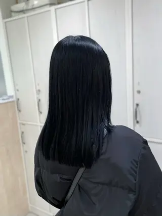 セミロング カラー かずや🍀/髪質改善 /艶髪カラー/眉毛のヘアスタイル