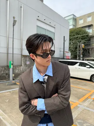 メンズ たける/韓国へア /ダウンパーマのヘアスタイル