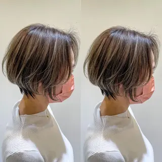 ショート 似合わせスタイル 岡田勇哉のヘアスタイル