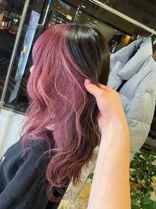 ロング カラー ✰︎Rad✩.*˚‪ カノンのヘアスタイル