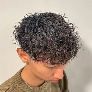 パーマ メンズ えーき/渋谷No.1 /メンズヘア/当日割のヘアスタイル