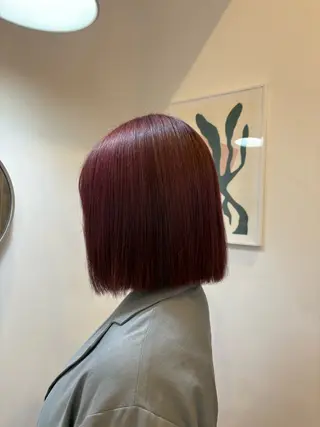 カラー やの こはくのヘアスタイル