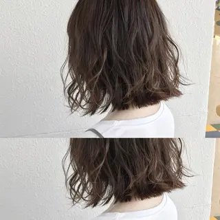 ショート カラー ボブ・レイヤーカット 吉敷航一のヘアスタイル