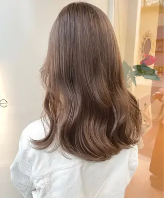 セミロング カラー ヘアアレンジ akim kaminoke所属・矢場町 🌟yopiのヘアスタイル