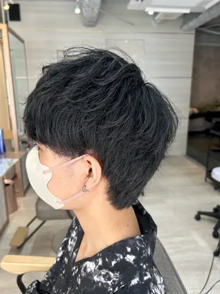 ショート メンズ SYUYA/パーマ/ マッシュスタイル特化のヘアスタイル
