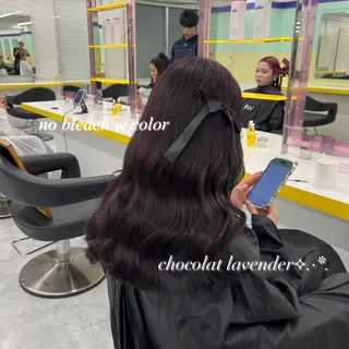 ロング カラー ヘアアレンジ 🎀Girly艶髪カ ラー🎀Harukaのヘアスタイル