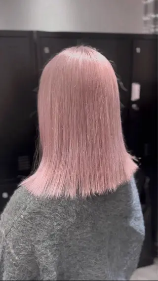 ミディアム カラー レイヤーカット/ ブリーチカラー/雅人のヘアスタイル