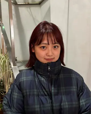 カラー Hank.所属・ボブカット/ honokaのヘアスタイル