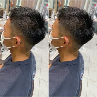 ショート メンズ 全席個室　暖色カラー Zina松園優香🌸のヘアスタイル