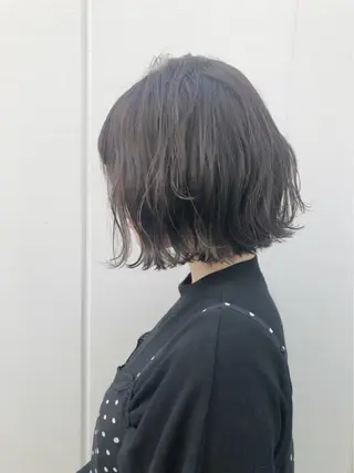ショート カラー ノグチ ユウキ/ボブのヘアスタイル
