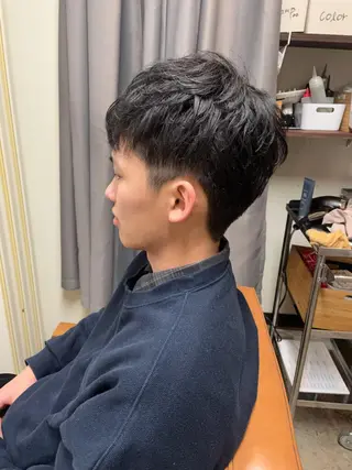 メンズ クスカワ ノリエのヘアスタイル