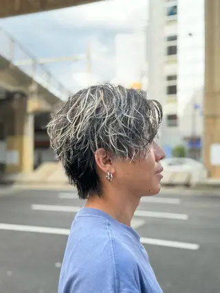 メンズ INCE  HAIR 梅田　長町　至のヘアスタイル