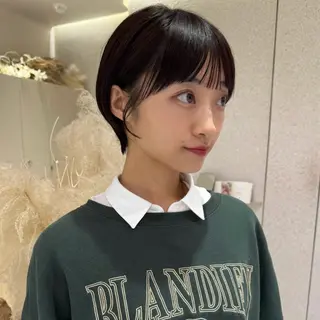 ショート mile所属・mei 🌔 似合わせヘルシーヘアのヘアスタイル