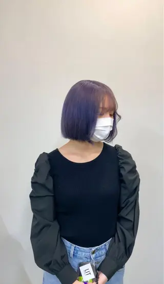 ショート sunc所属・梅田l大人韓国ヘア レイヤー×艶カラーのヘアスタイル