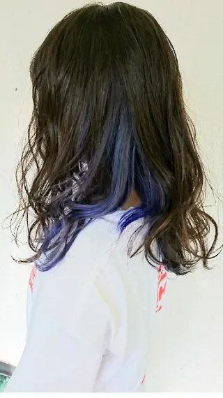 ロング カラー ACROあべの店所属・艶カラー/インナー /グラデ/大西小百合のヘアスタイル