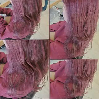 ミディアム カラー ヘアアレンジ オリーブ透明感カラー 表参道/MIKUのヘアスタイル