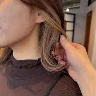 ミディアム sora/ 暖色カラー🌷のヘアスタイル