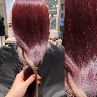 ロング カラー ヘアアレンジ stylist ◎RUKI.のヘアスタイル