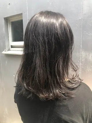 セミロング カラー ミニボブ/ブリーチ 🌈MISATOのヘアスタイル