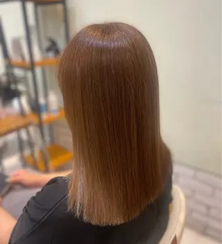 ミディアム すなが/パーマカット モデル募集中のヘアスタイル