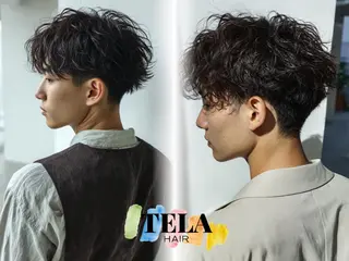 メンズ TELAHAIR 髪質改善特化型サロンのヘアスタイル