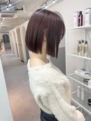 ショート カラー ボブ& 髪質改善FUMIYAのヘアスタイル