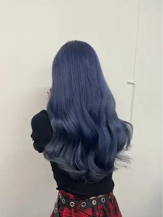 ロング カラー 🤍ྀི透ける寒色 Cocoa🤍ྀིのヘアスタイル