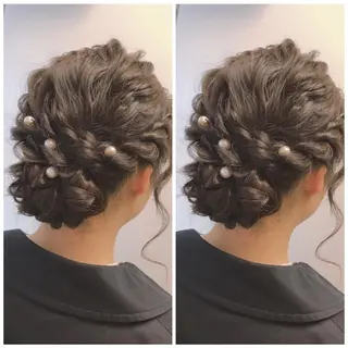 ヘアアレンジ 顔まわり‎🤍小顔 カット🤍みさきのヘアスタイル