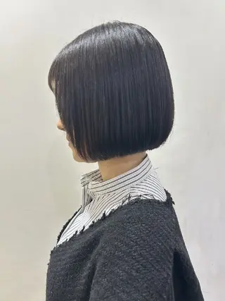 ショート 🐝 朝ラク・扱いや すいボブ／専門🐝のヘアスタイル