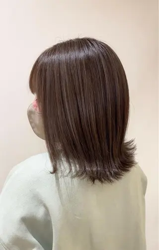 ミディアム 池田 早穂のヘアスタイル