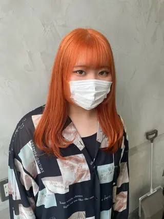 カラー MaisonHALU 松浦光咲のヘアスタイル