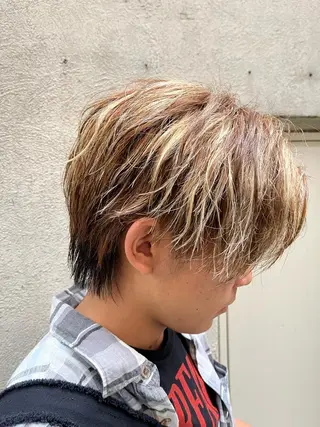 ミディアム カラー メンズ 🏆メンズヘア特化 🥇代表りんぺーのヘアスタイル