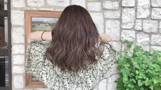 ミディアム カラー パーマ ヘアアレンジ メンズ キッズ ネイル マツエク・マツパ 髪質改善/透明感 OAK兵庫のヘアスタイル