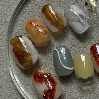 ネイル calla NAIL南森町店所属・calla/南森町/ パラジェルのネイルデザイン