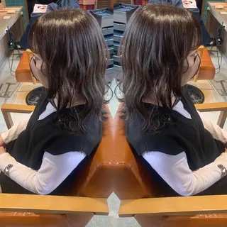 ミディアム カラー 韓国🇰🇷 ✂︎hair 内田愛のヘアスタイル